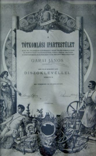 Garay János Díszoklevél