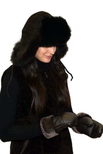 'Ushanka' lambskin cap - 05