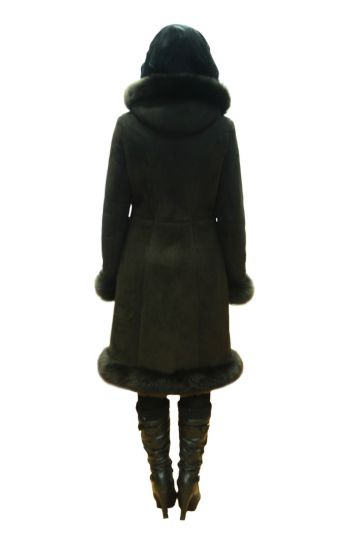 Long 'Nóra’ lambskin coat - 04